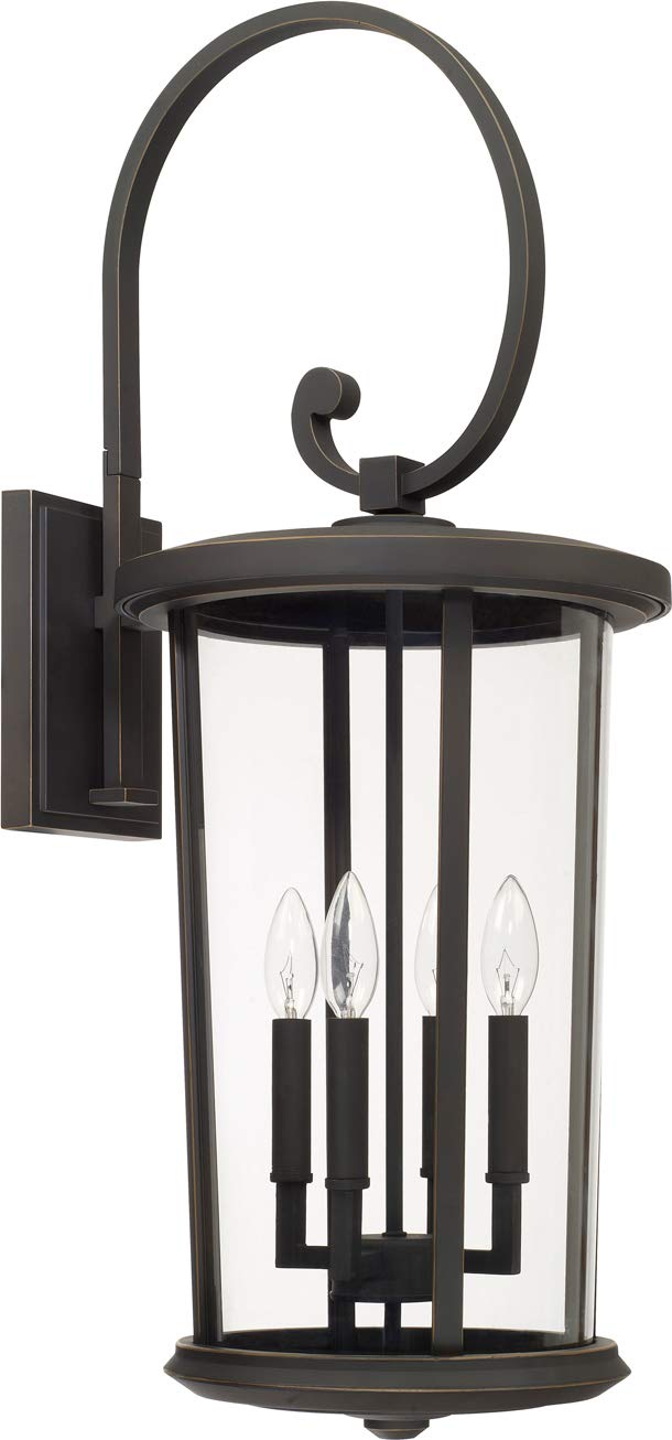 Capital Lighting 926741OZ Howell 4 Light Outdoor Wall Lantern Oiled Bronze