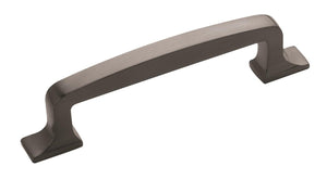 Amerock Cabinet Pull Graphite 3-3/4 inch (96 mm) Center to Center Westerly 1 Pack Drawer Pull Drawer Handle Cabinet Hardware