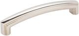 Jeffrey Alexander 519-128NI 128 mm Center-to-Center Polished Nickel Delgado Cabinet Pull