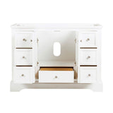 Fresca FCB2448WHM Fresca Windsor 48" Matte White Traditional Bathroom Cabinet