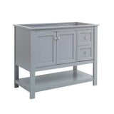 Fresca FCB2340GR Fresca Manchester 42" Gray Traditional Bathroom Cabinet