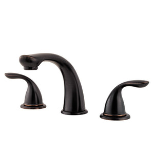 Pfirst Series 2-Handle Complete Roman Tub Trim in Tuscan Bronze