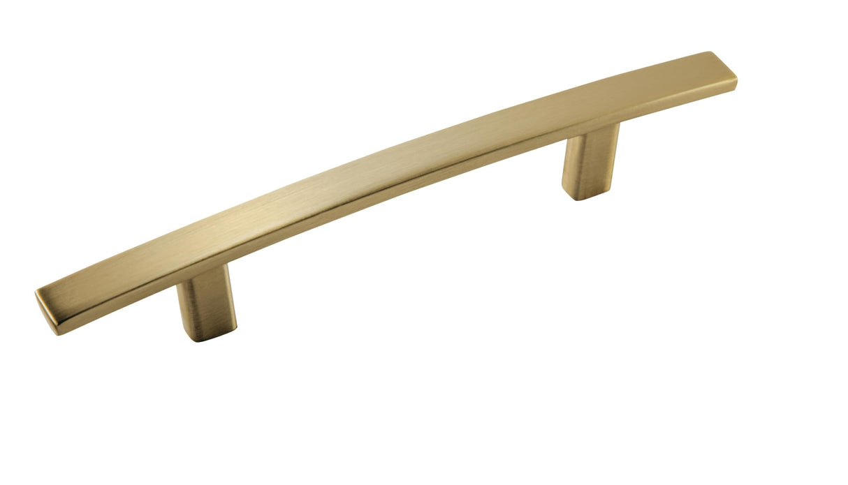 Amerock Cabinet Pull Golden Champagne 3-3/4 inch (96 mm) Center to Center Cyprus 1 Pack Drawer Pull Drawer Handle Cabinet Hardware