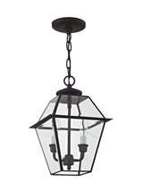 Livex Lighting 2285-04 Westover 2-Light Outdoor Hanging Lantern, Black, 15.00x9.00x9.00