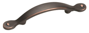 Amerock Cabinet Pull Oil Rubbed Bronze 3 inch (76 mm) Center to Center Inspirations 1 Pack Drawer Pull Drawer Handle Cabinet Hardware