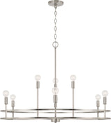 Capital Lighting 448791BN Fuller 9 Light Chandelier Brushed Nickel