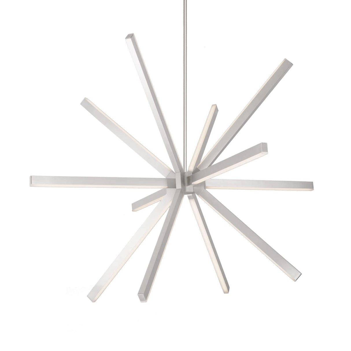 Kuzco CH14348-BN SIRIUS 48" CH Brushed Nickel 120V TRIAC/ELV LED 3000K 90CRI 48W
