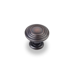 Elements 110DBAC 1-1/4" Diameter Brushed Oil Rubbed Bronze Stacked Ring Vienna Cabinet Mushroom Knob