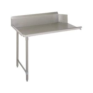 John Boos EDTC8-S30-L48 E-Series Stainless Steel Straight Clean Dishtable, 48