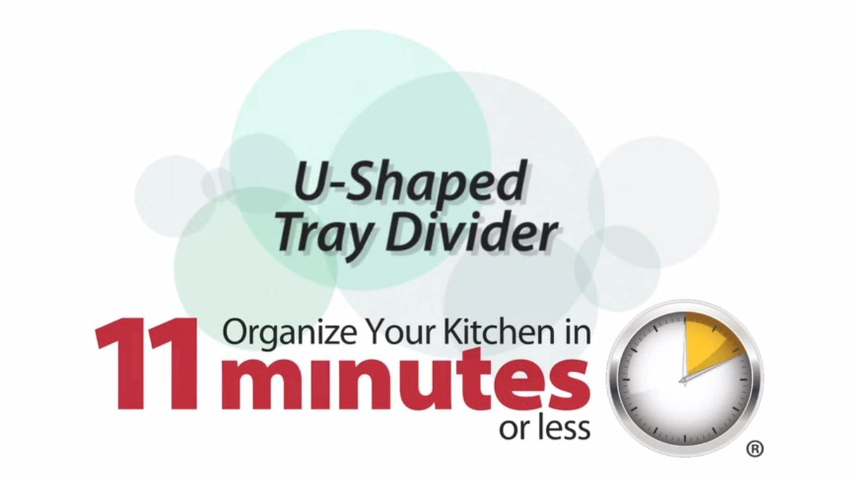 Hardware Resources TD-PC-R Polished Chrome U-Shaped Tray Divider