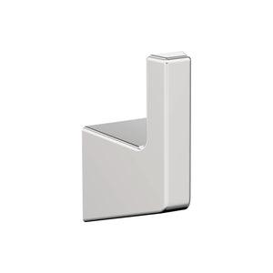 Amerock BH3600026 Chrome Single Robe Hook 3-9/16 in. (90 mm) Length Towel Holder Blackrock Towel Hook for Bathroom Bathroom Hardware Bath Accessories