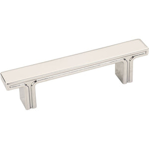 Jeffrey Alexander 867-3NI 3" Center-to-Center Polished Nickel Square Anwick Cabinet Pull