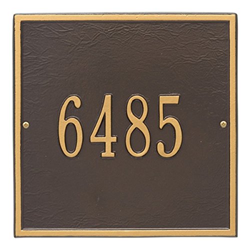 Whitehall 2110OG - Personalized Square Plaque - Standard - Wall - 1 line
