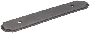 Jeffrey Alexander B812-96DACM 6-1/8" O.L. (96 mm Center-to-Center) Gun Metal Pull Backplate