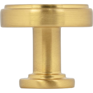 Jeffrey Alexander 171BG 1-1/4" Diameter Brushed Gold Richard Cabinet Knob