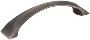 Jeffrey Alexander 595-96BNBDL 96 mm Center-to-Center Brushed Pewter Pyramid Cairo Cabinet Pull