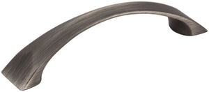 Jeffrey Alexander 595-96BNBDL 96 mm Center-to-Center Brushed Pewter Pyramid Cairo Cabinet Pull