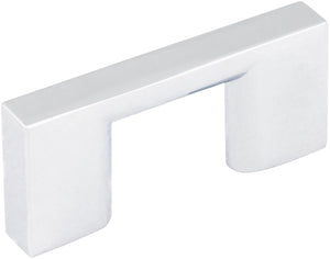 Jeffrey Alexander 635-32PC 32 mm Center-to-Center Polished Chrome Square Sutton Cabinet Bar Pull