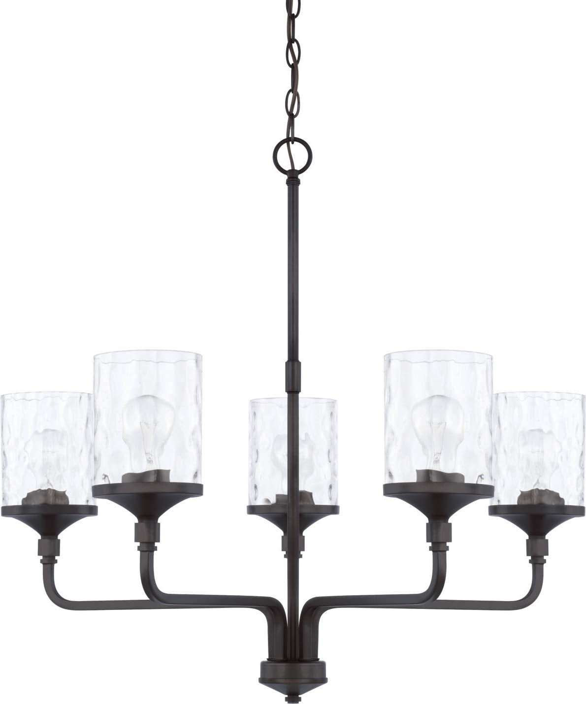 Capital Lighting 428851MB-451 Colton 5 Light Chandelier Matte Black