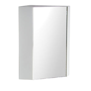 Fresca FMC5084WH Fresca Coda 18" White Corner Medicine Cabinet w/ Mirror Door