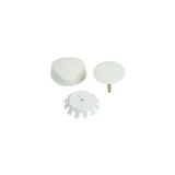 Geberit 151.550.AA.1 Traditional Plastic TurnControl Trim Kit, Bone