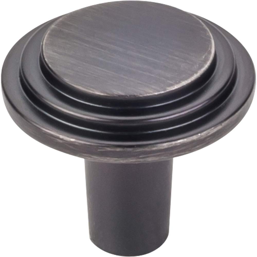 Elements 331BNBDL 1-1/8" Diameter Brushed Pewter Round Calloway Cabinet Knob