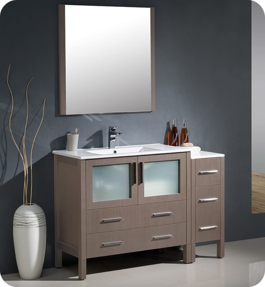 Fresca FCB62-3612GO Fresca Torino 48" Gray Oak Modern Bathroom Cabinets