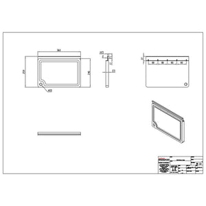 Hardware Resources SRSS960-BAM Hanging Cutting Board for Smart Rail Storage Solution