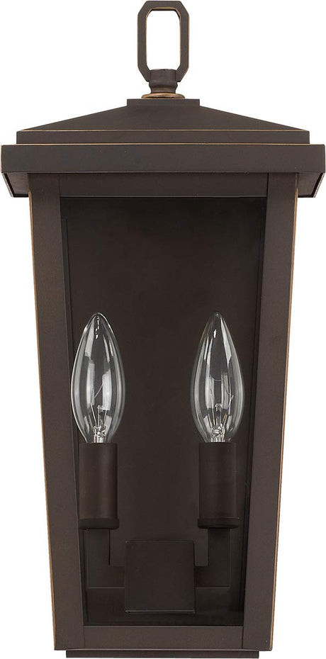 Capital Lighting 926221OZ Donnelly 2 Light Outdoor Wall Lantern Oiled Bronze