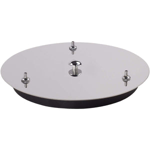 Kuzco CNP03AC-CH 3 Head Canopy SSL/SVT Wire CHROME