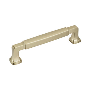 Amerock Cabinet Pull Golden Champagne 5-1/16 inch (128 mm) Center to Center Stature 1 Pack Drawer Pull Drawer Handle Cabinet Hardware