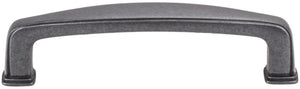 Jeffrey Alexander 1092DBAC 96 mm Center-to-Center Brushed Oil Rubbed Bronze Square Milan 1 Cabinet Pull