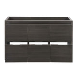 Fresca FCB8448GG Fresca Valencia 48" Dark Slate Gray Free Standing Single Sink Modern Bathroom Cabinet