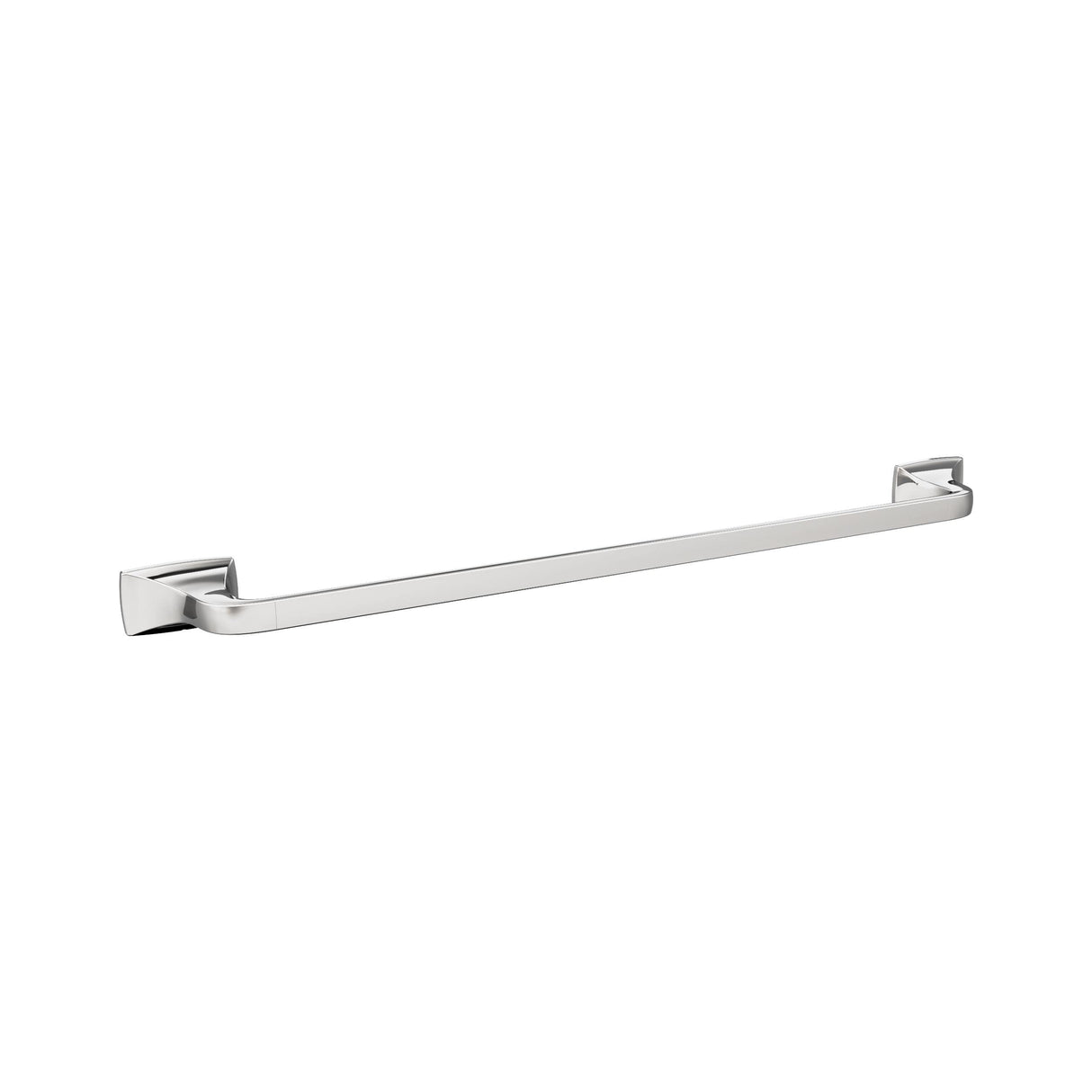 Amerock BH3601426 Chrome Towel Bar 24 in (610 mm) Towel Rack Highland Ridge Bathroom Towel Holder Bathroom Hardware Bath Accessories