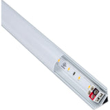 Task Lighting LR1P324V24-03W3 20-7/16" 164 Lumens 24-volt Accent Output Linear Fixture, Fits 24" Wall Cabinet, 3 Watts, Angled 003 Profile, Single-white, Soft White 3000K