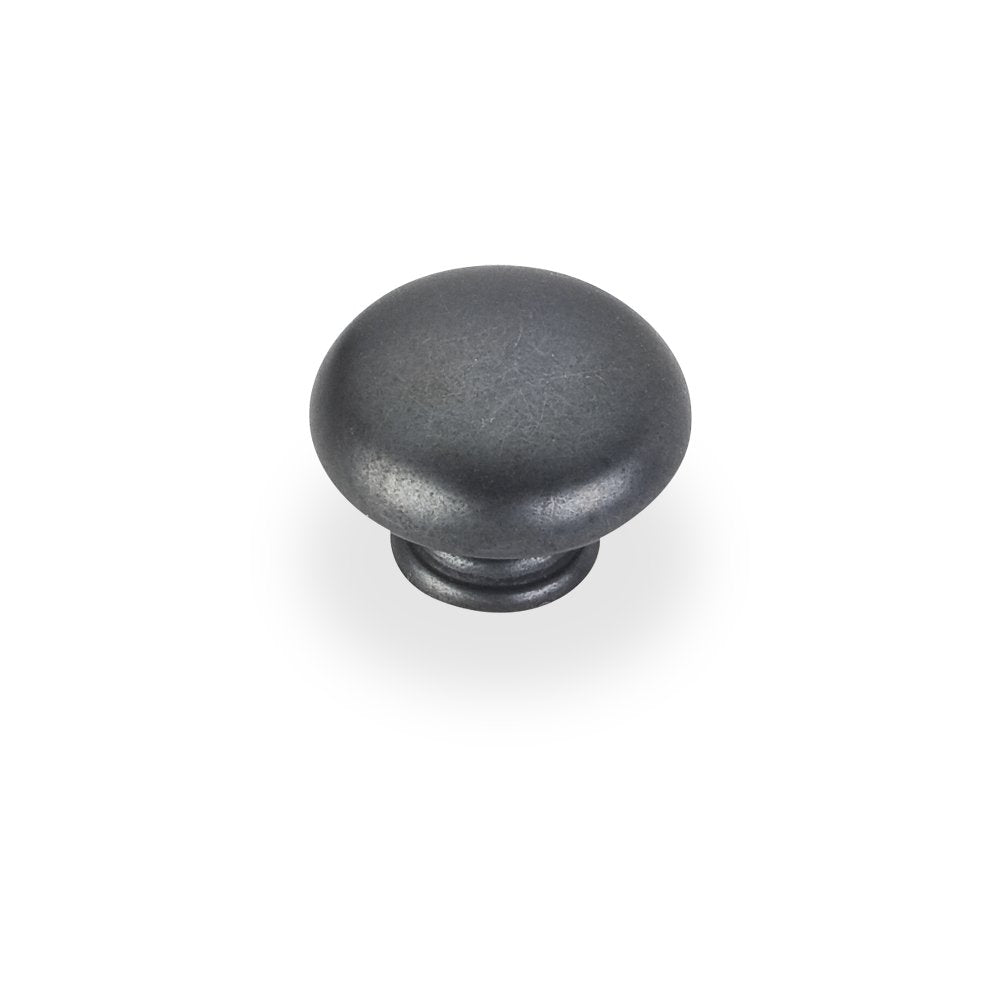 Elements 3950-DACM 1-3/16" Diameter Gun Metal Gatsby Cabinet Mushroom Knob