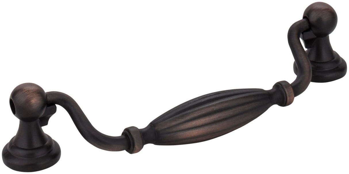 Jeffrey Alexander 718-128DBAC 128 mm Center-to-Center Brushed Oil Rubbed Bronze Glenmore Cabinet Drop Pull