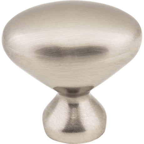Elements 897L-SN 1-1/4" Overall Length Satin Nickel Oval Merryville Cabinet Knob