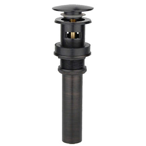Premier Copper Products D-209ORB 1.5-Inch Overflow Pop-Up Bathroom Sink Drain, Oil Rubbed Bronze