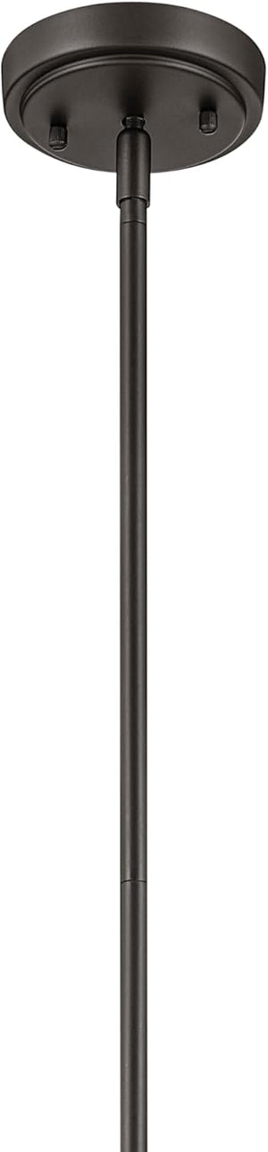 Kichler Lighting Everly 17.75" 1 Light Hour Glass Pendant Clear Glass Olde Bronze 42047OZ