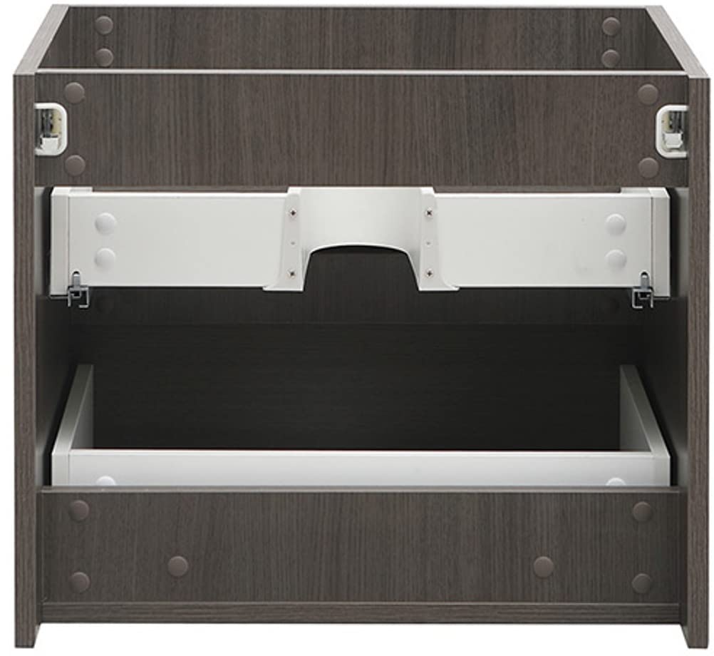 Fresca FCB8324GO Fresca Valencia 24" Gray Oak Wall Hung Modern Bathroom Cabinet