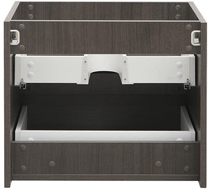 Fresca FCB8324GO Fresca Valencia 24" Gray Oak Wall Hung Modern Bathroom Cabinet
