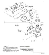 Pfister 69-020 Wallmount Laundry Faucet, Unpolished Chrome 069-0200-PF