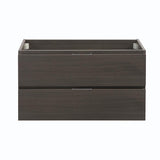 Fresca FCB8336GG Fresca Valencia 36" Dark Slate Gray Wall Hung Modern Bathroom Cabinet