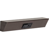 Task Lighting TRS12-1B-BZ 12" TR Switch Series Angle Power Strip, Single Switch, Bronze Finish, Black Switch and Receptacles