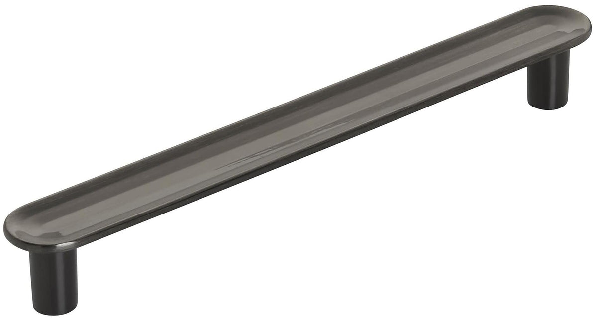 Amerock Cabinet Pull Gunmetal 5-1/16 inch (128 mm) Center to Center Concentric 1 Pack Drawer Pull Drawer Handle Cabinet Hardware