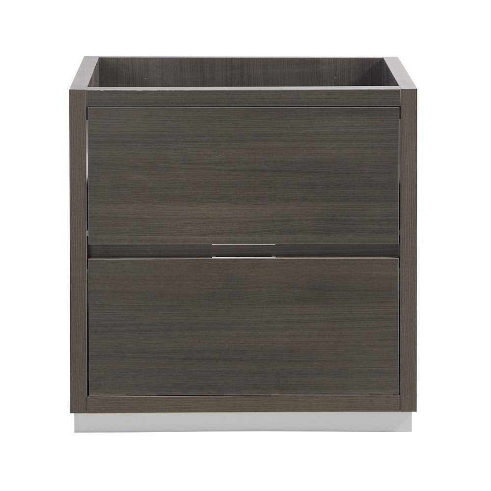 Fresca FCB8430GO Fresca Valencia 30" Gray Oak Free Standing Modern Bathroom Cabinet