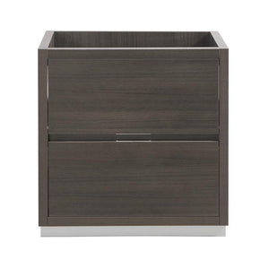 Fresca FCB8430GO Fresca Valencia 30" Gray Oak Free Standing Modern Bathroom Cabinet