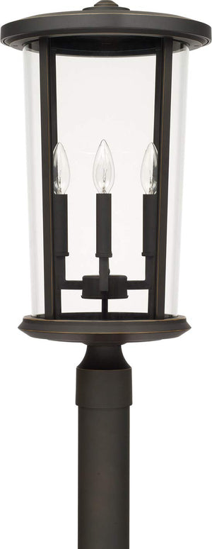 Capital Lighting 926743OZ Howell 4 Light Outdoor Post Lantern Oiled Bronze