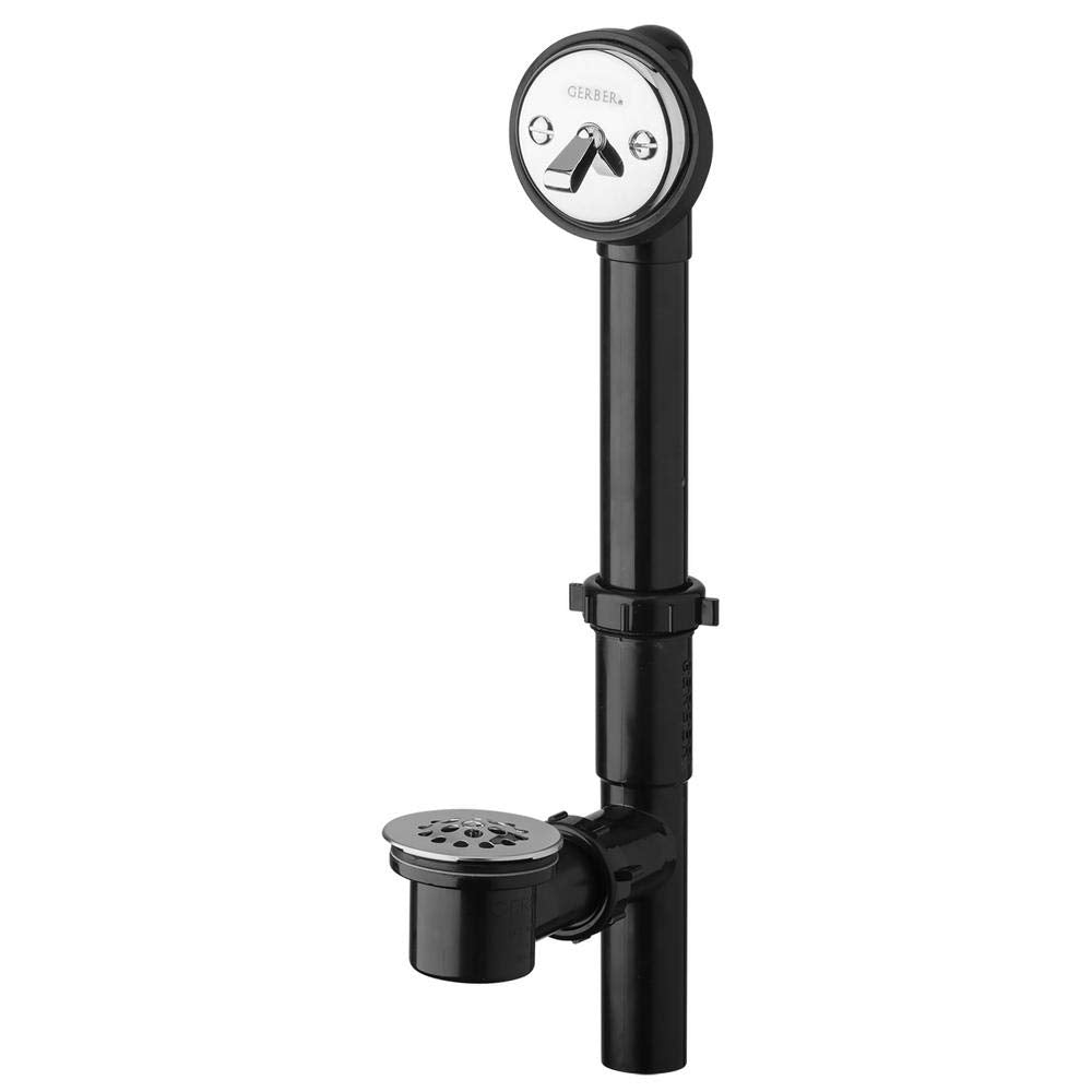 Gerber G0041610 Chrome Classics Abs Trip Lever Drain for Standard Tub